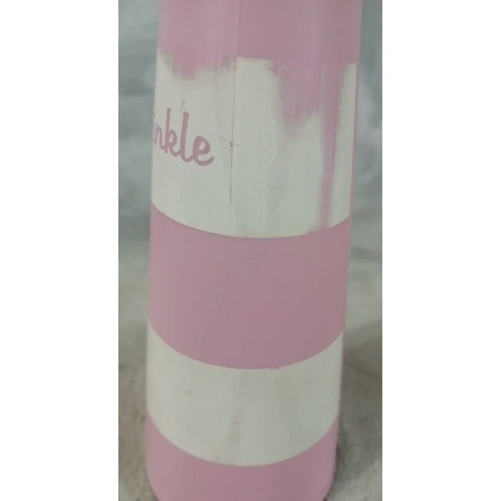 Vintage 1950s Pink Mr Sprinkle Plastic Laundry Bottle Mid Century Kitsch Ironing